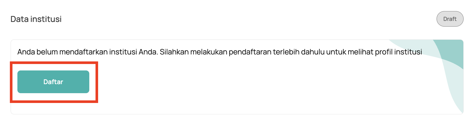 Draft Institusi
