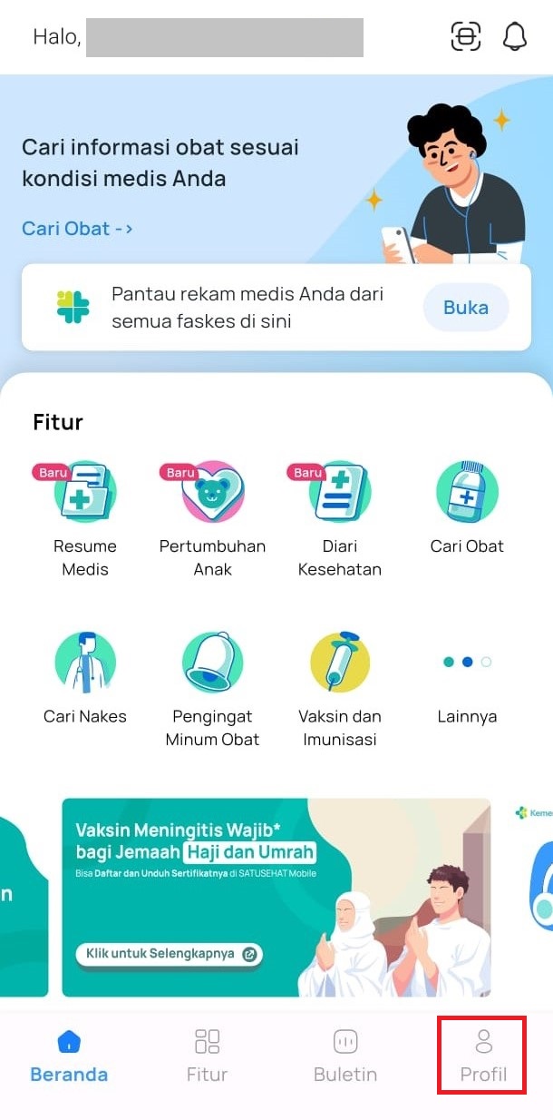 Home SATUSEHAT Mobile