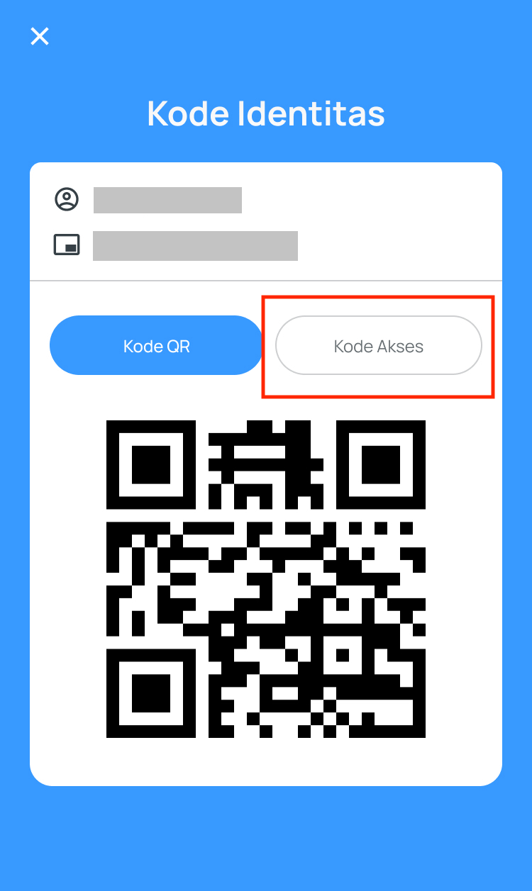 Kode Identitas qr SATUSEHAT Mobile