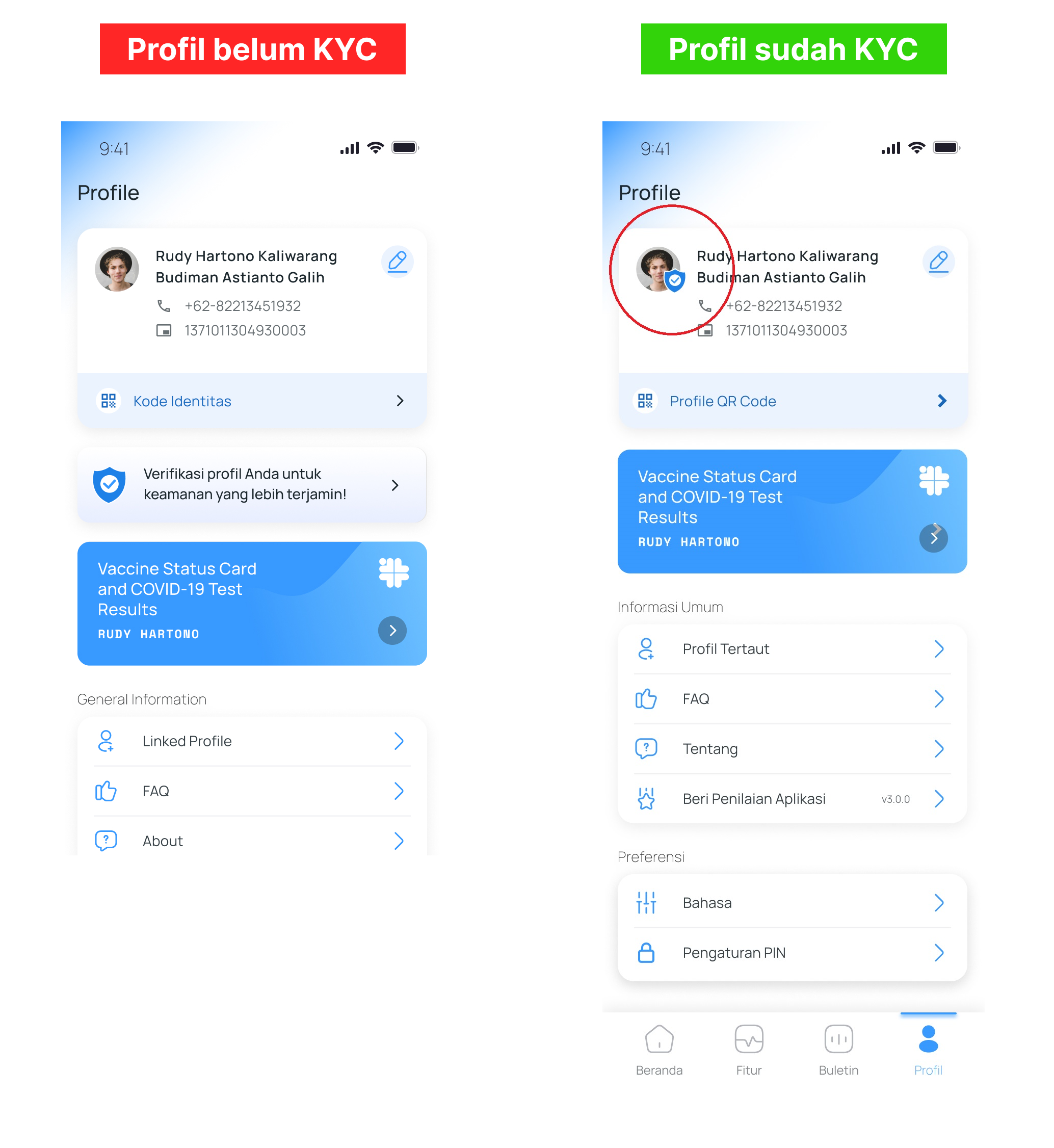 Profil KYC