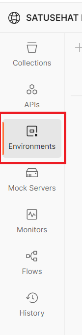Sidebar Menu Environment