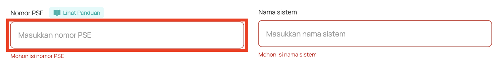 Nomor PSE
