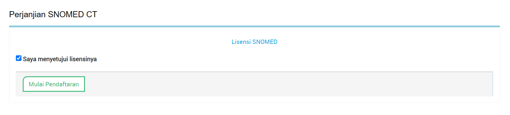 snomed ct agreement